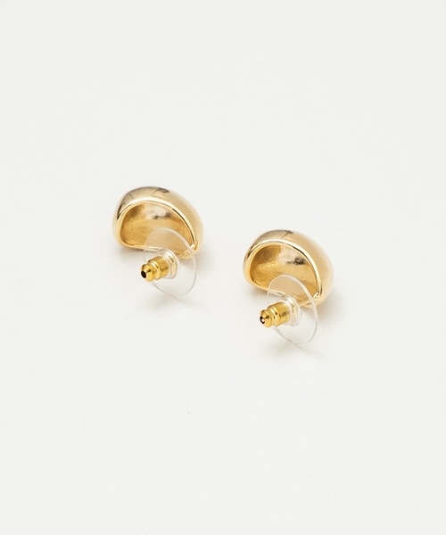 AJUGA.(アジュガ)の「ボールドドームピアス(ピアス(両耳用)・レディース・シルバー/ゴールド・ONE SIZE)」の11枚目の写真