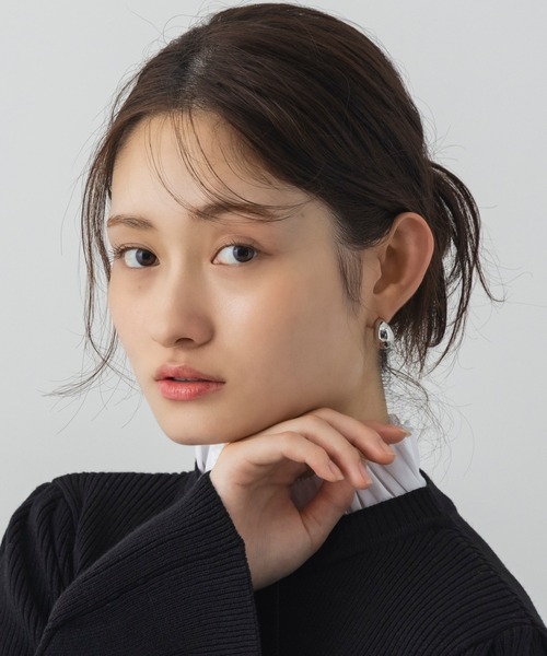 AJUGA.(アジュガ)の「ボールドドームピアス(ピアス(両耳用)・レディース・シルバー/ゴールド・ONE SIZE)」の13枚目の写真