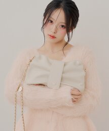 リボンモチーフチェーンショルダーバッグ