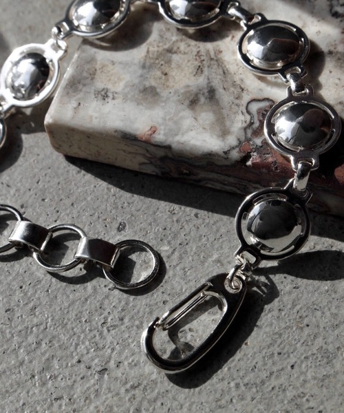 Soierie(ソワリー)の「クローム デッド ストック ブレスレット / Chrome dead stock bracelet(ブレスレット・レディース・シルバー・FREE)」の2枚目の写真