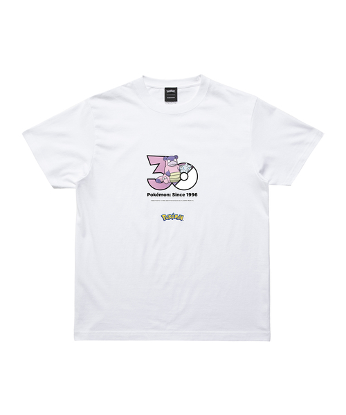 ZOZOSPOT(ゾゾスポット)の「Pokemon 30th Anniversary 1025 T-shirt 「ヤドラン(ガラルのすがた)」(Tシャツ/カットソー・レディース・ホワイト・SMALL/110cm/120cm/130cm/140cm/150cm/160cm/MEDIUM/LARGE/X-LARGE/XX-LARGE/XXX-LARGE/100cm)」の1枚目の写真