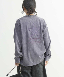 CONVERSE TOKYO | STAR PATCH CHEMICAL WASH LONG SLEEVE TEE(Tシャツ/カットソー)