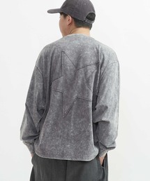 STAR PATCH CHEMICAL WASH LONG SLEEVE TEE