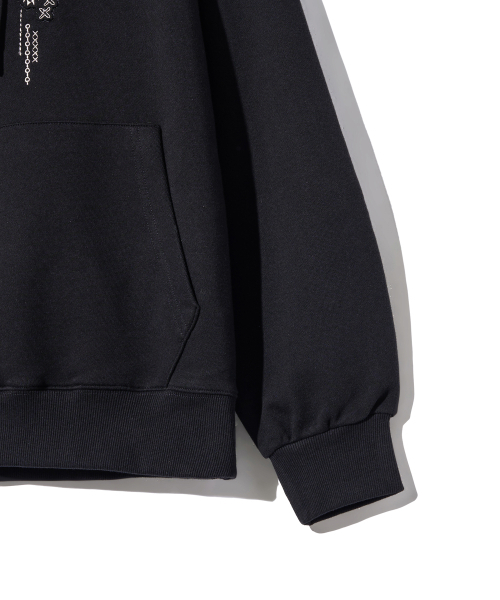 GAKKAI UNIONS(ガッカイユニオンズ)の「ヌアール シンボルアップリケ フーディー ブラック(パーカー・レディース・その他・SMALL/MEDIUM/LARGE/X-LARGE)」の6枚目の写真