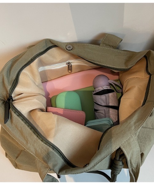 Alum'(アルム)の「Rope Knot Tote Bag/ロープノットトートバッグ(トートバッグ・レディース・ブラック/ホワイト/グリーン/パープル・FREE)」の19枚目の写真