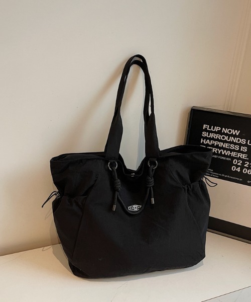 Alum'(アルム)の「Rope Knot Tote Bag/ロープノットトートバッグ(トートバッグ・レディース・ブラック/ホワイト/グリーン/パープル・FREE)」の9枚目の写真