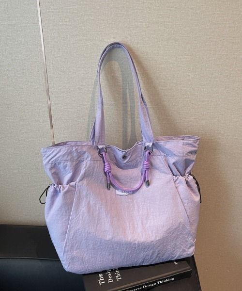 Alum'(アルム)の「Rope Knot Tote Bag/ロープノットトートバッグ(トートバッグ・レディース・ブラック/ホワイト/グリーン/パープル・FREE)」の14枚目の写真