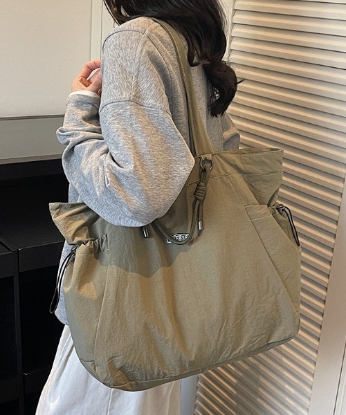 Alum'(アルム)の「Rope Knot Tote Bag/ロープノットトートバッグ(トートバッグ・レディース・ブラック/ホワイト/グリーン/パープル・FREE)」の12枚目の写真