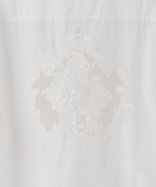 JOURNAL STANDARD(ジャーナルスタンダード)の「【T/H/ティーバイエイチ】JOURNAL STANDARD S/S シシュウSH(シャツ/ブラウス・レディース・ホワイト・SMALL)」の5枚目の写真
