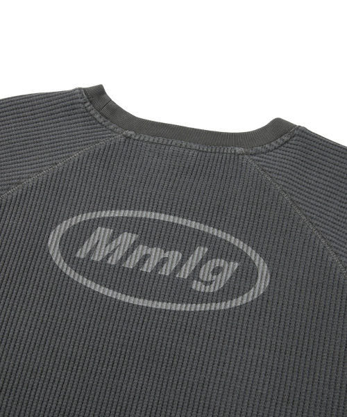 MMLG(エムエムエルジー)の「DYED WAFFLE LSV-T (CHARCOAL)(Tシャツ/カットソー・レディース・その他・X-LARGE/LARGE/MEDIUM/SMALL)」の5枚目の写真