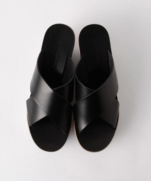 FABIO RUSCONI（ファビオルスコーニ）の「FABIO RUSCONI　クロスサンダルFABIO/R CROSS SNDL◆（サンダル・レディース・ブラック・36/38/37）」の5枚目の写真