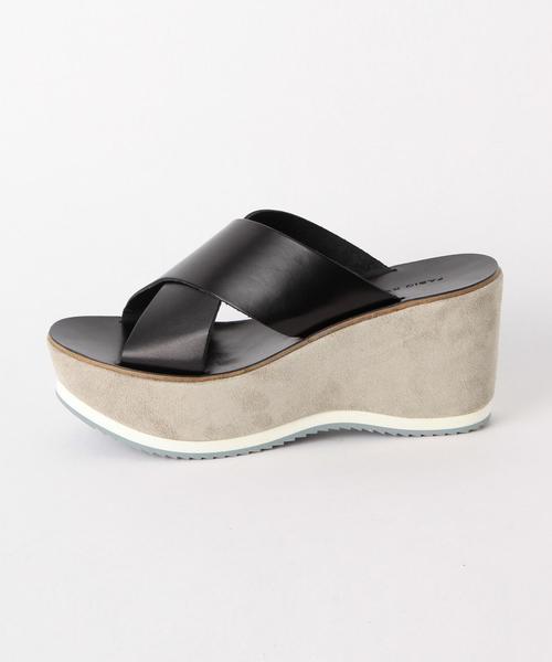 FABIO RUSCONI（ファビオルスコーニ）の「FABIO RUSCONI　クロスサンダルFABIO/R CROSS SNDL◆（サンダル・レディース・ブラック・36/38/37）」の6枚目の写真