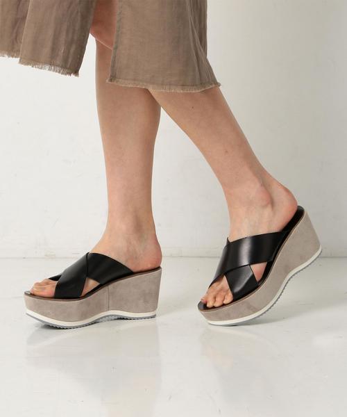 FABIO RUSCONI（ファビオルスコーニ）の「FABIO RUSCONI　クロスサンダルFABIO/R CROSS SNDL◆（サンダル・レディース・ブラック・36/38/37）」の9枚目の写真