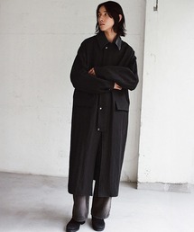 Cow Hide Collar Riding Coat