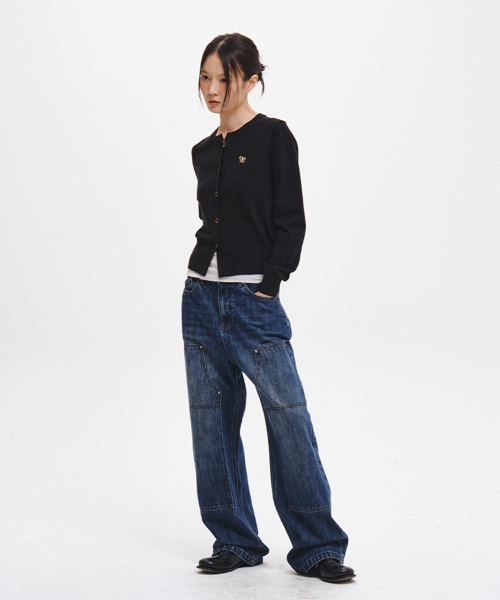 GENERAL IDEA（ジェネラルアイデア）の「カーペンター デニムパンツ [2COL] / GF3LPT507（デニムパンツ・レディース・ブルー/ピンク・SMALL/MEDIUM/LARGE/X-LARGE）」の5枚目の写真