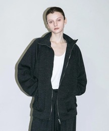 my beautiful landlet（マイビューティフルランドレット）の「【my beautiful landlet】 MILAN RIB CUT-OFF TRACK JACKET（ブルゾン）」