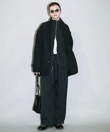 my beautiful landlet（マイビューティフルランドレット）の「【my beautiful landlet】 MILAN RIB CUT-OFF TRACK JACKET（ブルゾン）」