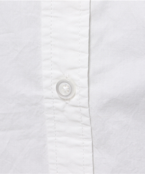 Denime（ドゥニーム）の「ブロードロングスリーブシャツ（シャツ/ブラウス・レディース・オフホワイト/ネイビー/サックスブルー・FREE）」の4枚目の写真