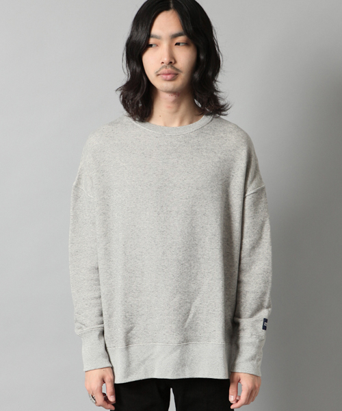 AMERICAN RAG CIE（アメリカンラグシー）の「ロゴ 刺繍 ビックシルエット フレンチテリー スウェットWEB限定（スウェット・メンズ・ホワイト/ブラック/グレー・2/1）」の4枚目の写真