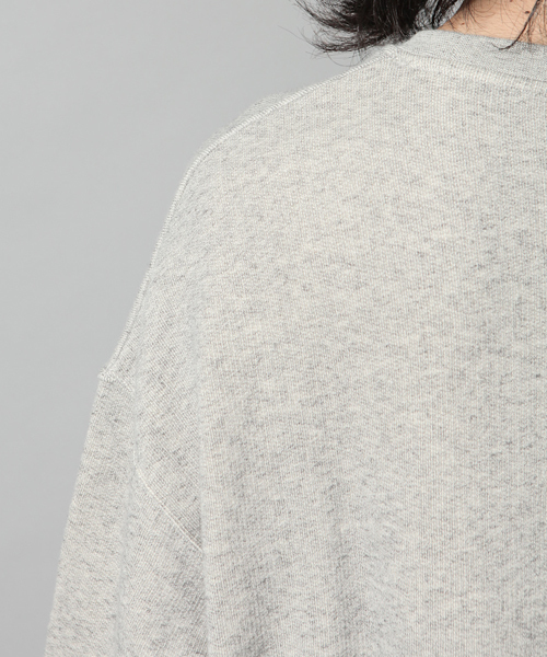 AMERICAN RAG CIE（アメリカンラグシー）の「ロゴ 刺繍 ビックシルエット フレンチテリー スウェットWEB限定（スウェット・メンズ・ホワイト/ブラック/グレー・2/1）」の7枚目の写真