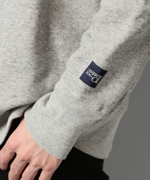 AMERICAN RAG CIE（アメリカンラグシー）の「ロゴ 刺繍 ビックシルエット フレンチテリー スウェットWEB限定（スウェット・メンズ・ホワイト/ブラック/グレー・2/1）」の11枚目の写真