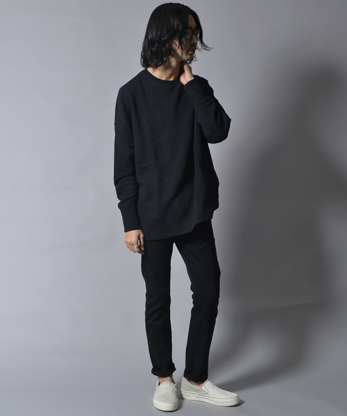 AMERICAN RAG CIE（アメリカンラグシー）の「ロゴ 刺繍 ビックシルエット フレンチテリー スウェットWEB限定（スウェット・メンズ・ホワイト/ブラック/グレー・2/1）」の14枚目の写真