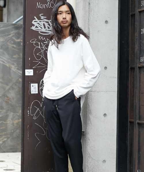 AMERICAN RAG CIE（アメリカンラグシー）の「ロゴ 刺繍 ビックシルエット フレンチテリー スウェットWEB限定（スウェット・メンズ・ホワイト/ブラック/グレー・2/1）」の18枚目の写真