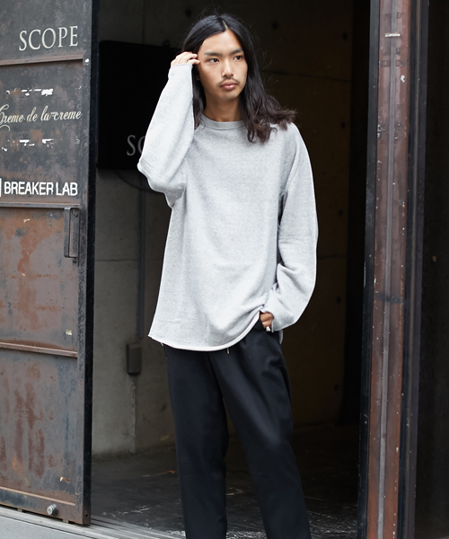 AMERICAN RAG CIE（アメリカンラグシー）の「ロゴ 刺繍 ビックシルエット フレンチテリー スウェットWEB限定（スウェット・メンズ・ホワイト/ブラック/グレー・2/1）」の19枚目の写真