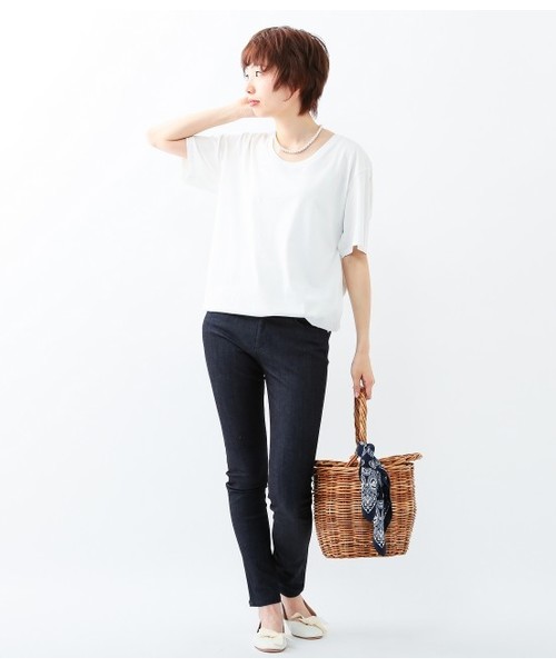 LE JUN（ルジュン）の「インディゴストレッチデニムスキニー（デニムパンツ・レディース・ネイビー・M/S）」の6枚目の写真