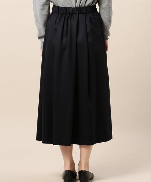 BEAUTY&YOUTH UNITED ARROWS（ビューティーアンドユースユナイテッドアローズ）の「BY サキソニータックスカート◆（スカート・レディース・レッド/マスタード/ネイビー/ワインレッド・FREE）」の13枚目の写真