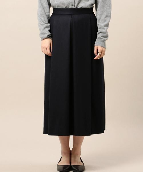 BEAUTY&YOUTH UNITED ARROWS（ビューティーアンドユースユナイテッドアローズ）の「BY サキソニータックスカート◆（スカート・レディース・レッド/マスタード/ネイビー/ワインレッド・FREE）」の14枚目の写真