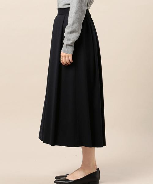 BEAUTY&YOUTH UNITED ARROWS（ビューティーアンドユースユナイテッドアローズ）の「BY サキソニータックスカート◆（スカート・レディース・レッド/マスタード/ネイビー/ワインレッド・FREE）」の15枚目の写真