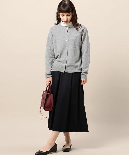 BEAUTY&YOUTH UNITED ARROWS（ビューティーアンドユースユナイテッドアローズ）の「BY サキソニータックスカート◆（スカート・レディース・レッド/マスタード/ネイビー/ワインレッド・FREE）」の16枚目の写真