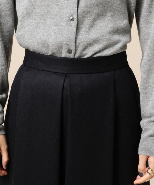 BEAUTY&YOUTH UNITED ARROWS（ビューティーアンドユースユナイテッドアローズ）の「BY サキソニータックスカート◆（スカート・レディース・レッド/マスタード/ネイビー/ワインレッド・FREE）」の17枚目の写真