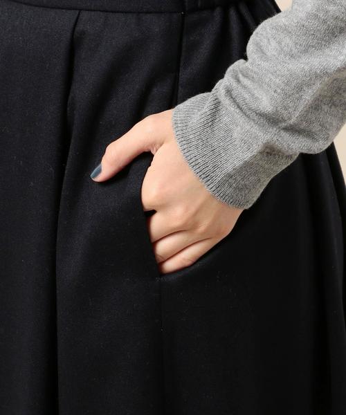 BEAUTY&YOUTH UNITED ARROWS（ビューティーアンドユースユナイテッドアローズ）の「BY サキソニータックスカート◆（スカート・レディース・レッド/マスタード/ネイビー/ワインレッド・FREE）」の7枚目の写真