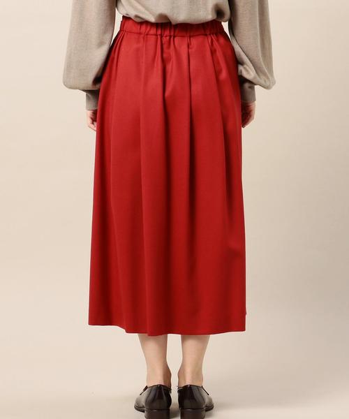 BEAUTY&YOUTH UNITED ARROWS（ビューティーアンドユースユナイテッドアローズ）の「BY サキソニータックスカート◆（スカート・レディース・レッド/マスタード/ネイビー/ワインレッド・FREE）」の11枚目の写真