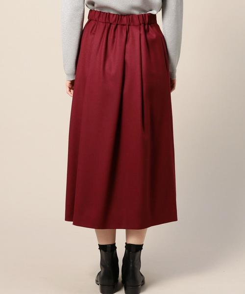 BEAUTY&YOUTH UNITED ARROWS（ビューティーアンドユースユナイテッドアローズ）の「BY サキソニータックスカート◆（スカート・レディース・レッド/マスタード/ネイビー/ワインレッド・FREE）」の19枚目の写真