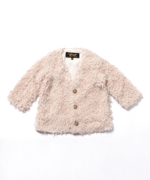 COMECHATTO&CLOSET | シープボアVネックカーディガン(カーディガン/ボレロ)