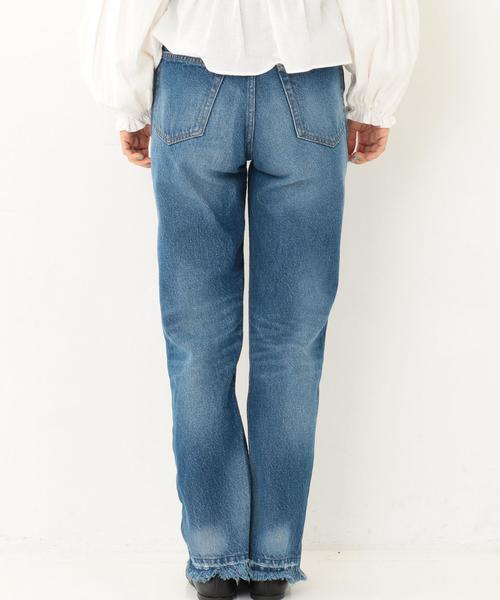 Another Edition（アナザーエディション）の「デニムストレート5ポケット/ AECM DNM STRAIGIHT 5POC◆（デニムパンツ・レディース・コバルトブルー・MEDIUM/SMALL）」の2枚目の写真