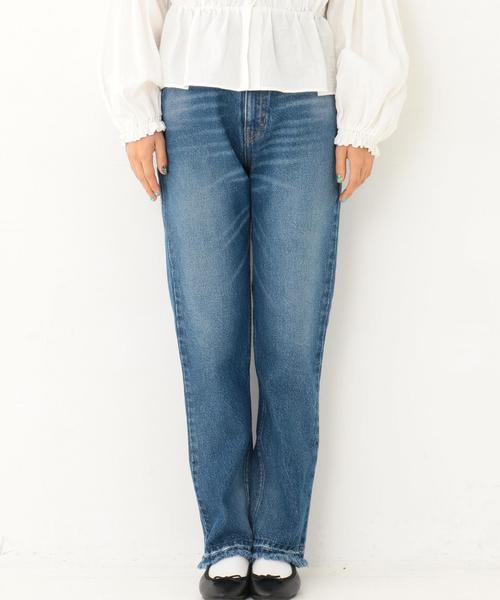 Another Edition（アナザーエディション）の「デニムストレート5ポケット/ AECM DNM STRAIGIHT 5POC◆（デニムパンツ・レディース・コバルトブルー・MEDIUM/SMALL）」の4枚目の写真