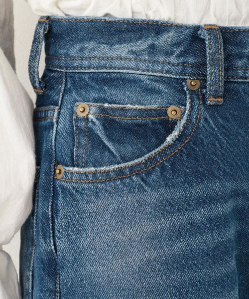 Another Edition（アナザーエディション）の「デニムストレート5ポケット/ AECM DNM STRAIGIHT 5POC◆（デニムパンツ・レディース・コバルトブルー・MEDIUM/SMALL）」の7枚目の写真