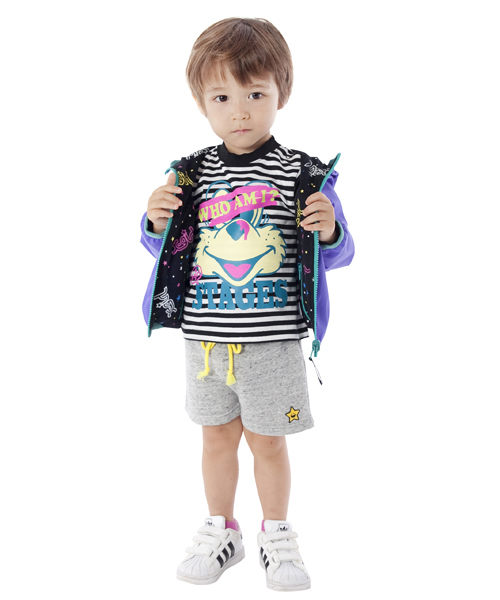 X-girl Stages（エックスガールステージス）の「S/S  TEE  "WHO  AM  I ?"(12M～3T)（Tシャツ/カットソー・キッズ・ブラック/パープル/オレンジ・12M/2T/3T）」の9枚目の写真