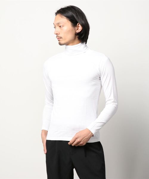 THE CASUAL（カジュアル）の「グラデーションカーディガン／タートルネックカットソーアンサンブル（カーディガン/ボレロ・メンズ・ネイビー・M）」の5枚目の写真