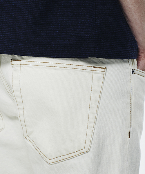 Saturdays NYC（サタデーズ ニューヨークシティ ）の「Luke Denim Jeans（デニムパンツ・メンズ・オフホワイト/ブルー系その他2・30/32/28/34/31/29）」の5枚目の写真