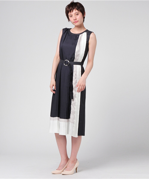 Elendeek エレンディーク の プリーツパネルロングワンピース ワンピース Wear