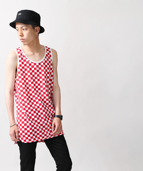 WEGO（ウィゴー）の「WEGO/パターンロングタンクトップ（タンクトップ・メンズ・その他3/その他2/その他1/その他7/その他8/その他6/その他4/その他5・LARGE/MEDIUM）」の18枚目の写真