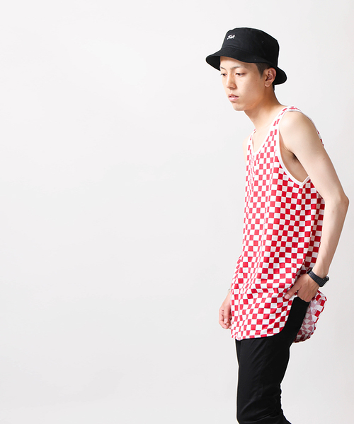 WEGO（ウィゴー）の「WEGO/パターンロングタンクトップ（タンクトップ・メンズ・その他3/その他2/その他1/その他7/その他8/その他6/その他4/その他5・LARGE/MEDIUM）」の19枚目の写真