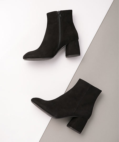 FABIO RUSCONI（ファビオルスコーニ）の「【STORY 1月号掲載】【HERS 12月号掲載】FABIO RUSCONI/チャンキーヒールスウェードブーツ（ブーツ・レディース・ブラック/グレー系その他/テラコッタ/レッド系その他・36/37/38/35）」の7枚目の写真