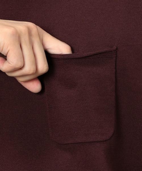 green label relaxing（グリーンレーベルリラクシング）の「SC DRY-MIX ﾎﾟｹｯﾄ ｸﾙｰﾈｯｸ / 半袖ニット / カットソー ＜機能性素材＞ 吸水速乾 ◆（Tシャツ/カットソー・メンズ・ターコイズブルー/ホワイト/ワインレッド/ブラック・LARGE/MEDIUM/SMALL）」の18枚目の写真