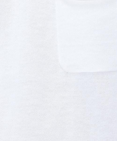 green label relaxing（グリーンレーベルリラクシング）の「SC DRY-MIX ﾎﾟｹｯﾄ ｸﾙｰﾈｯｸ / 半袖ニット / カットソー ＜機能性素材＞ 吸水速乾 ◆（Tシャツ/カットソー・メンズ・ターコイズブルー/ホワイト/ワインレッド/ブラック・LARGE/MEDIUM/SMALL）」の20枚目の写真